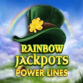 Rainbow Jackpots Power Lines online game logo by Red Tiger Gaming on winorama.cc