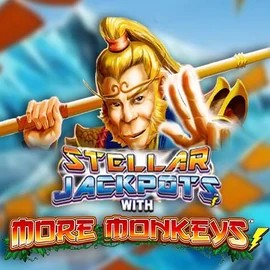 Stellar Jackpots with More Monkeys logo by Lightning Box Game Winorama Casino