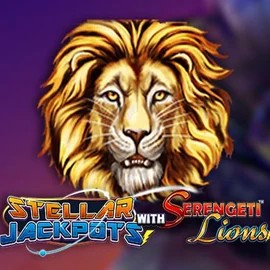 Stellar Jackpots with Serengeti Lions logo – Jackpots by Lightning Box Game at Winorama Casino